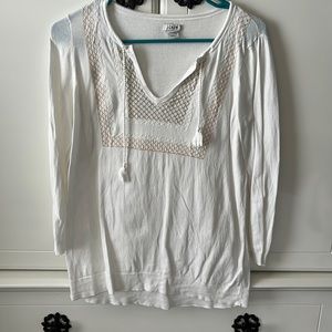 J crew Indy V neck